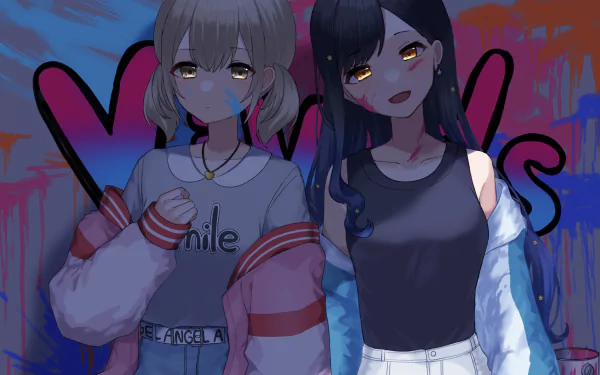 Shiraishi An Azusawa Kohane video game Project Sekai: Colorful Stage! feat. Hatsune Miku HD Desktop Wallpaper | Background Image
