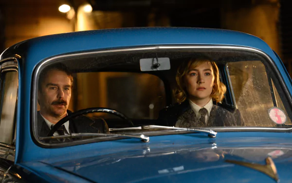 Saoirse Ronan Sam Rockwell movie See How They Run HD Desktop Wallpaper | Background Image