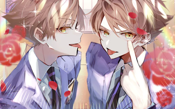 Kaoru Hitachiin Hikaru Hitachiin Anime Ouran High School Host Club HD Desktop Wallpaper | Background Image