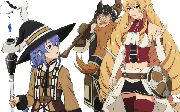 Talhand Elinalise Dragonroad Roxy Migurdia Anime Mushoku Tensei: Jobless Reincarnation HD Desktop Wallpaper | Background Image