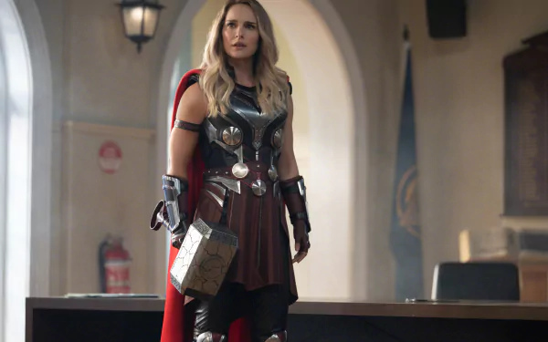 Natalie Portman Lady Thor movie Thor: Love and Thunder HD Desktop Wallpaper | Background Image