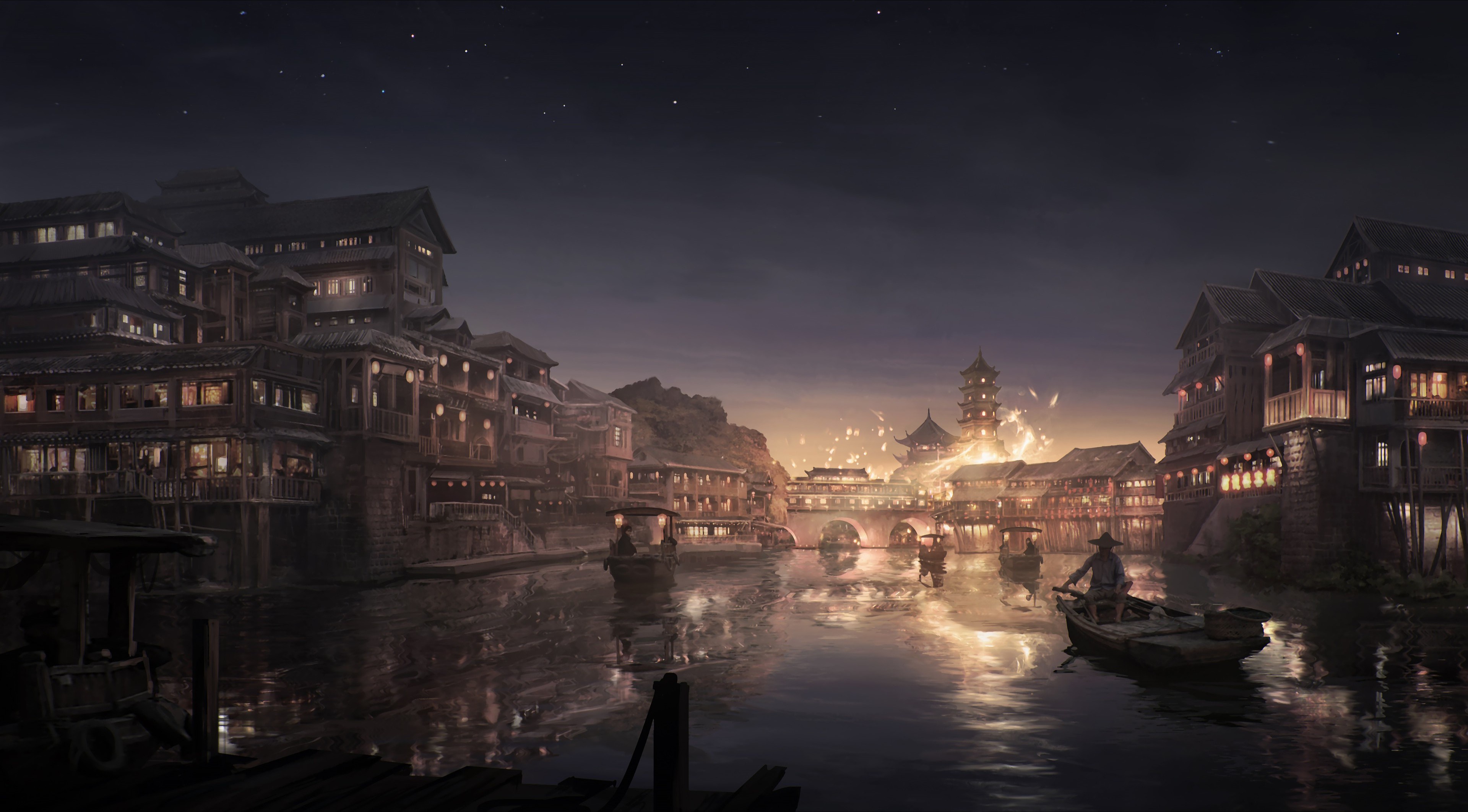 Download Fantasy City HD Wallpaper