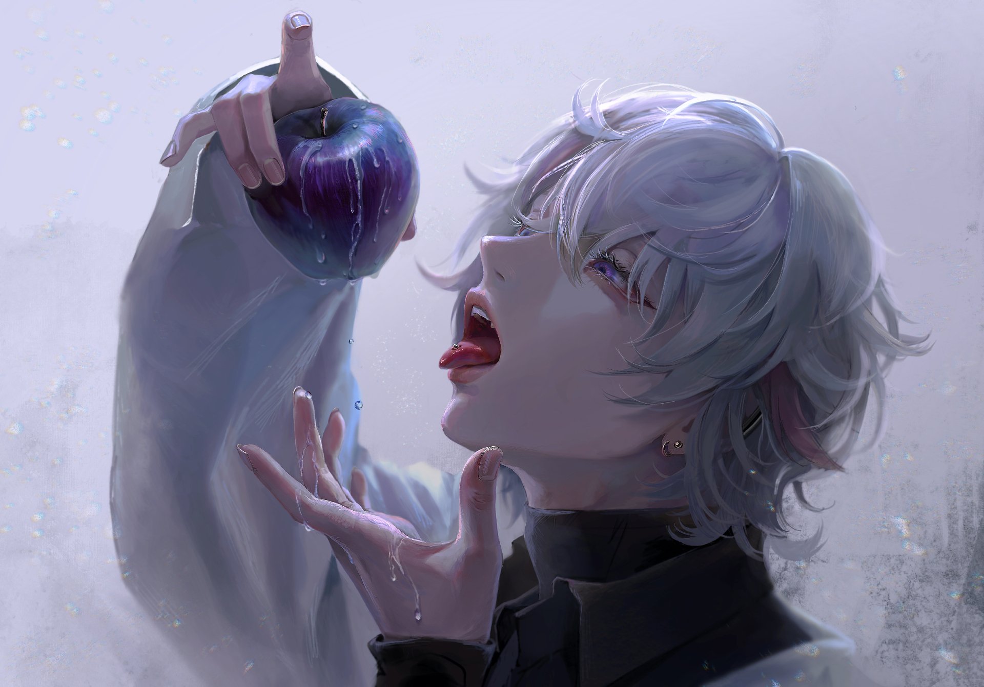 Download Nijisanji Fuwa Minato Anime Virtual Youtuber HD Wallpaper