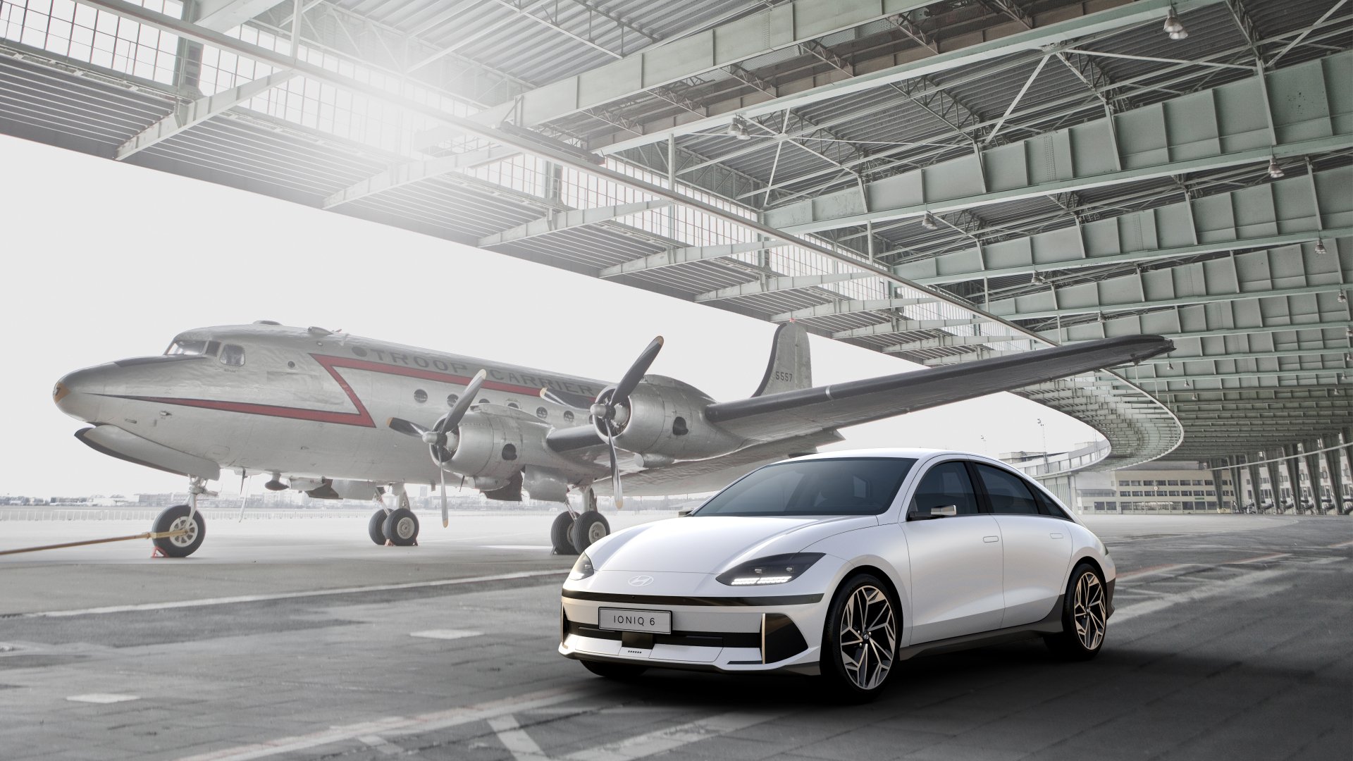 Download Vehicle Hyundai IONIQ 6 4k Ultra HD Wallpaper