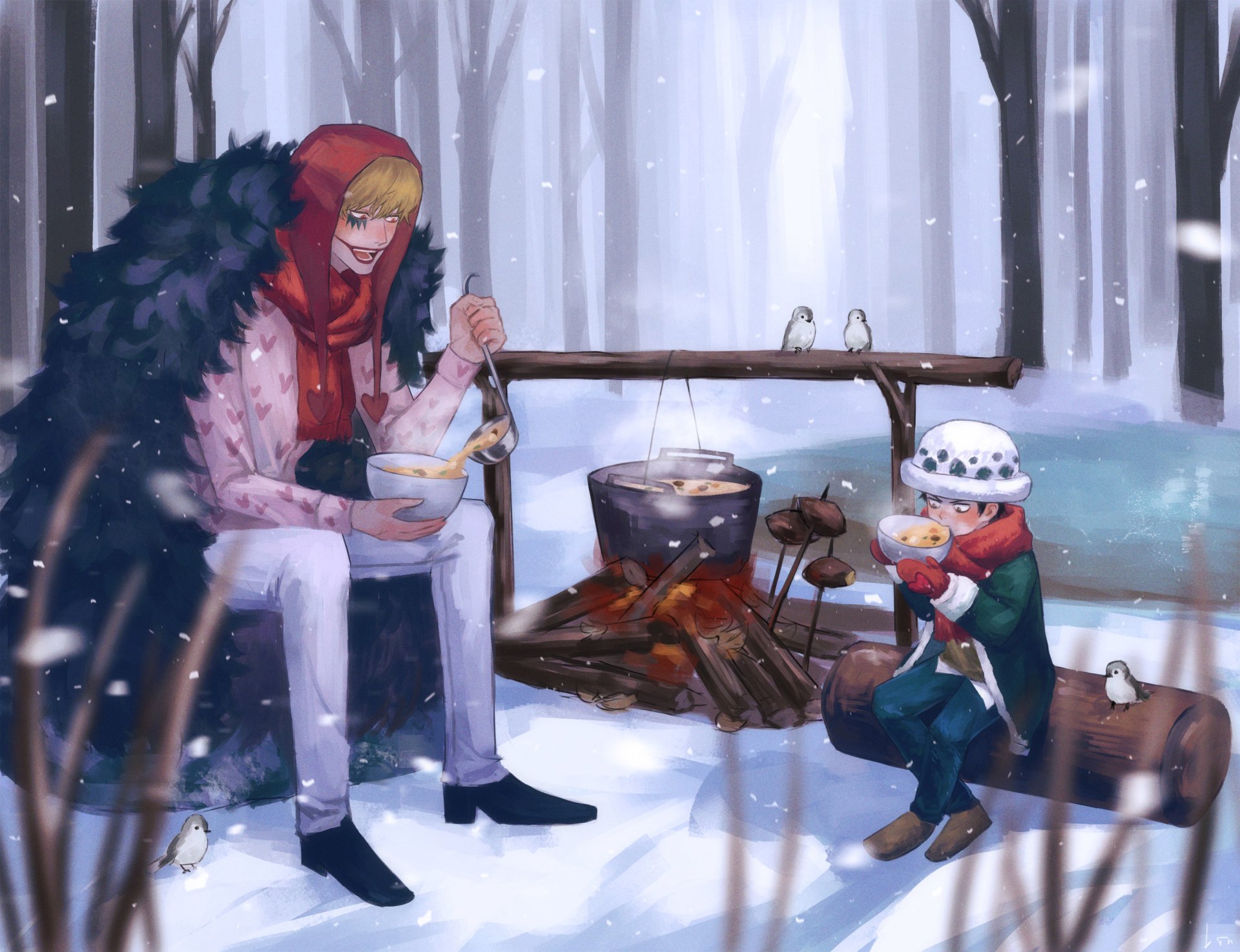 Download Trafalgar Law Donquixote Rosinante (Corazon) Anime One Piece HD Wallpaper by Bin