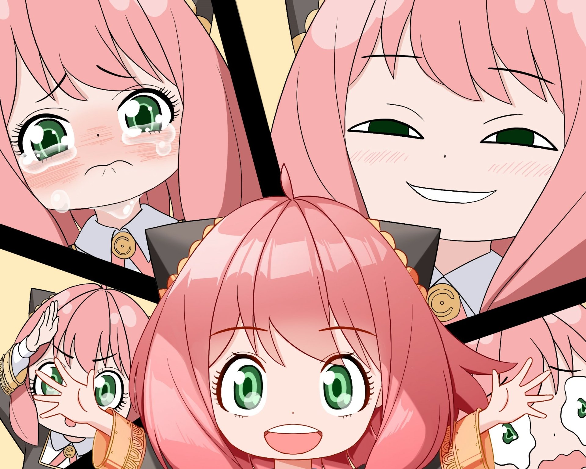 Download Anya Forger Anime Spy X Family HD Wallpaper by B.Bi