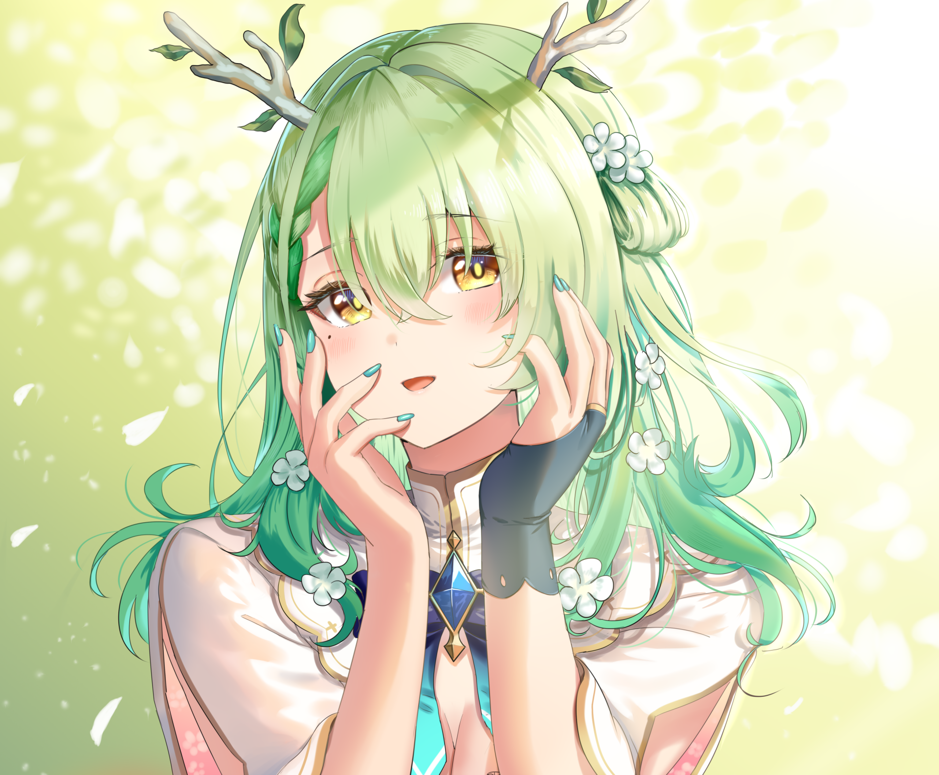 Download Hololive Ceres Fauna Anime Virtual Youtuber 4k Ultra HD Wallpaper