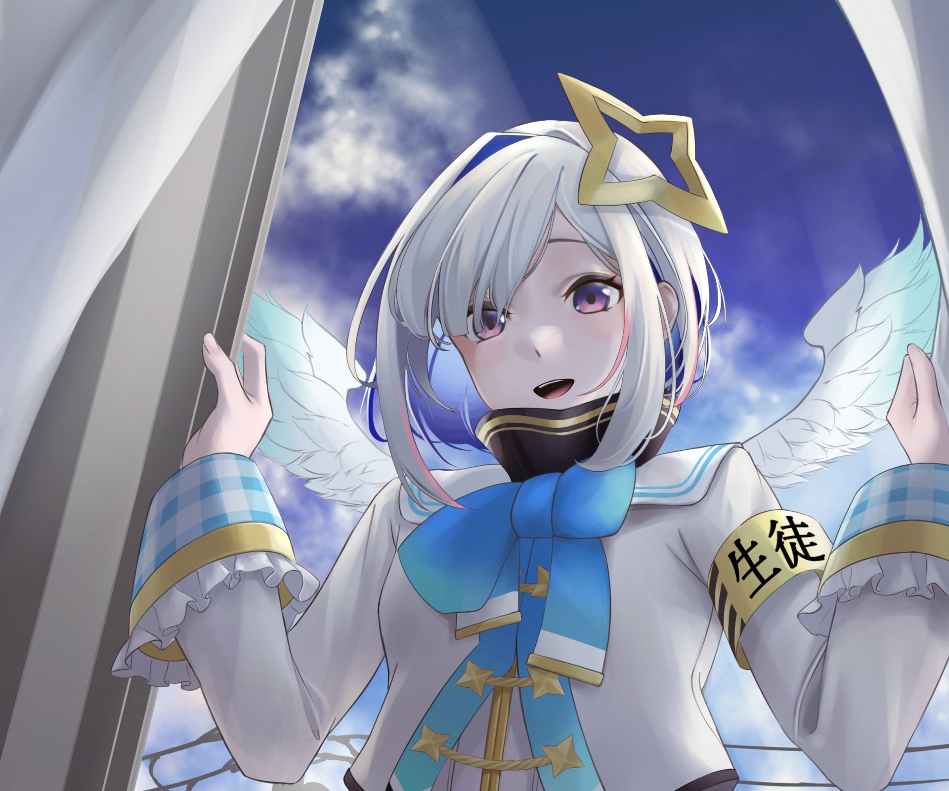 Download Hololive Amane Kanata Anime Virtual Youtuber HD Wallpaper