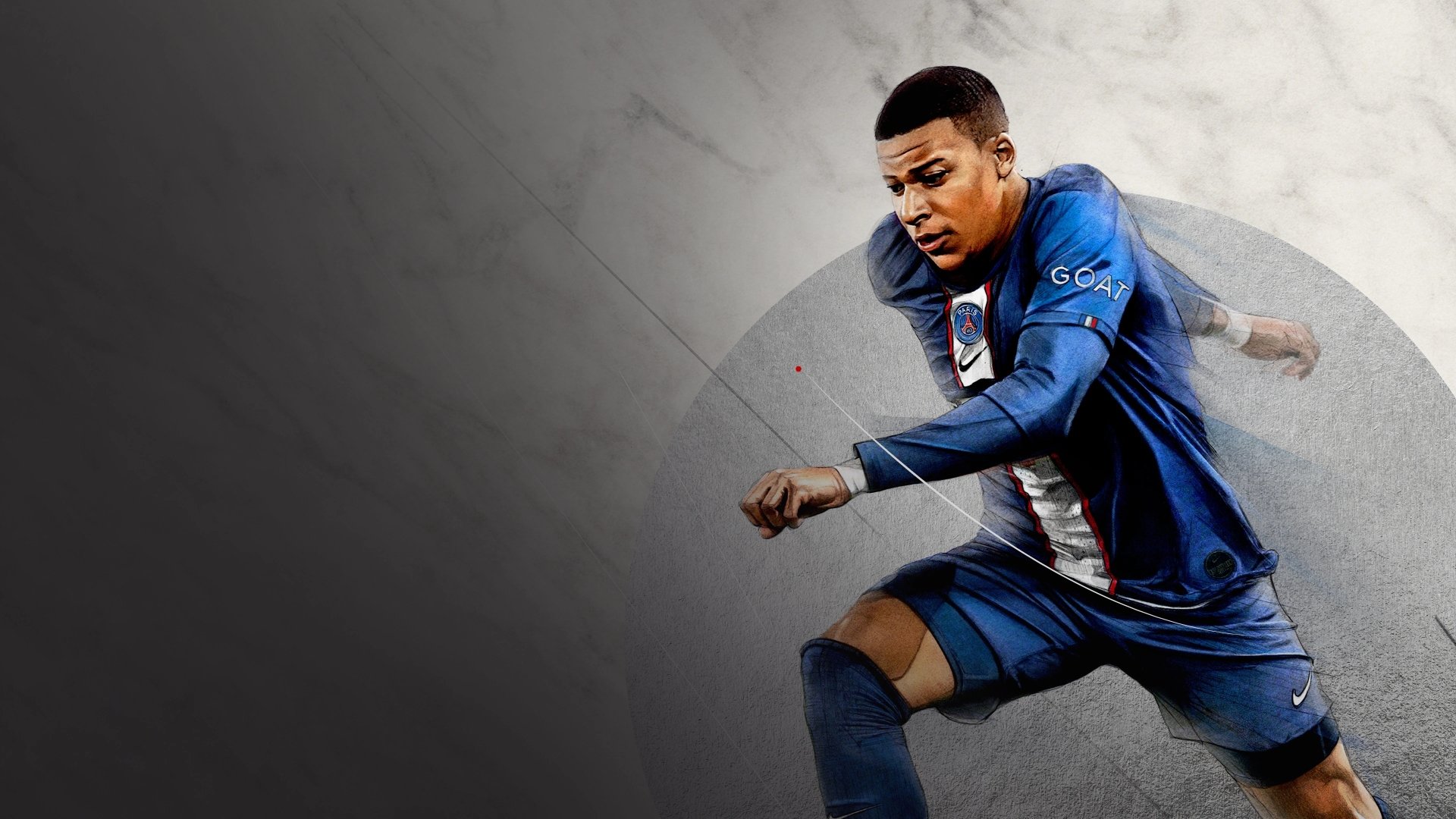 Download Kylian Mbappé Video Game FIFA 23 4k Ultra HD Wallpaper