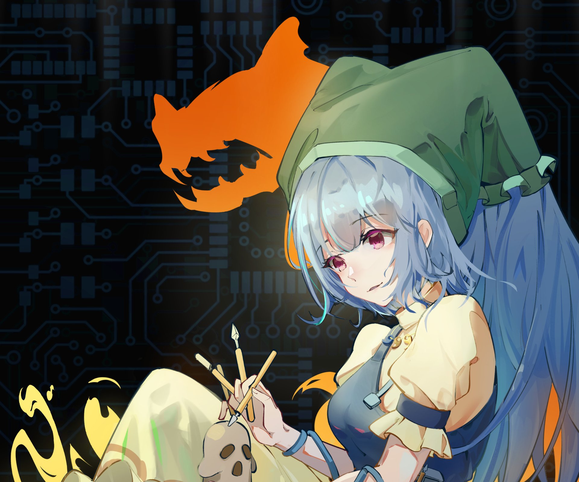 Download Haniyasushin Keiki Anime Touhou HD Wallpaper