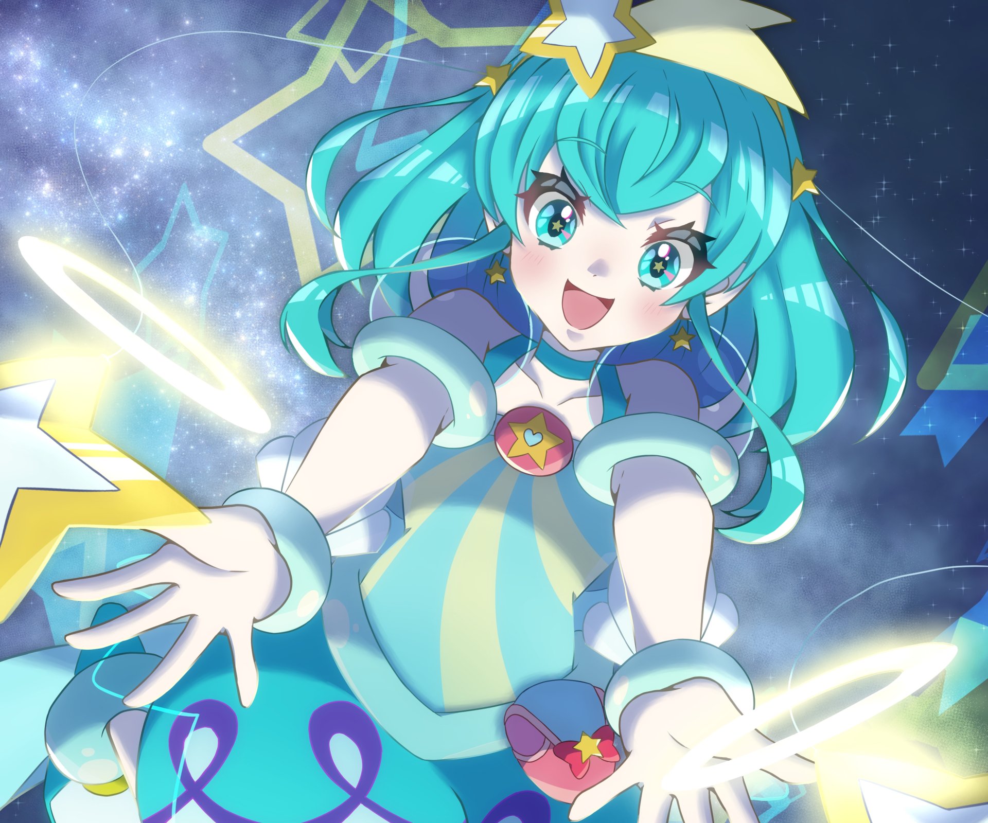 Download Lala Hagoromo Cure Milky Anime Star☆Twinkle Precure HD Wallpaper