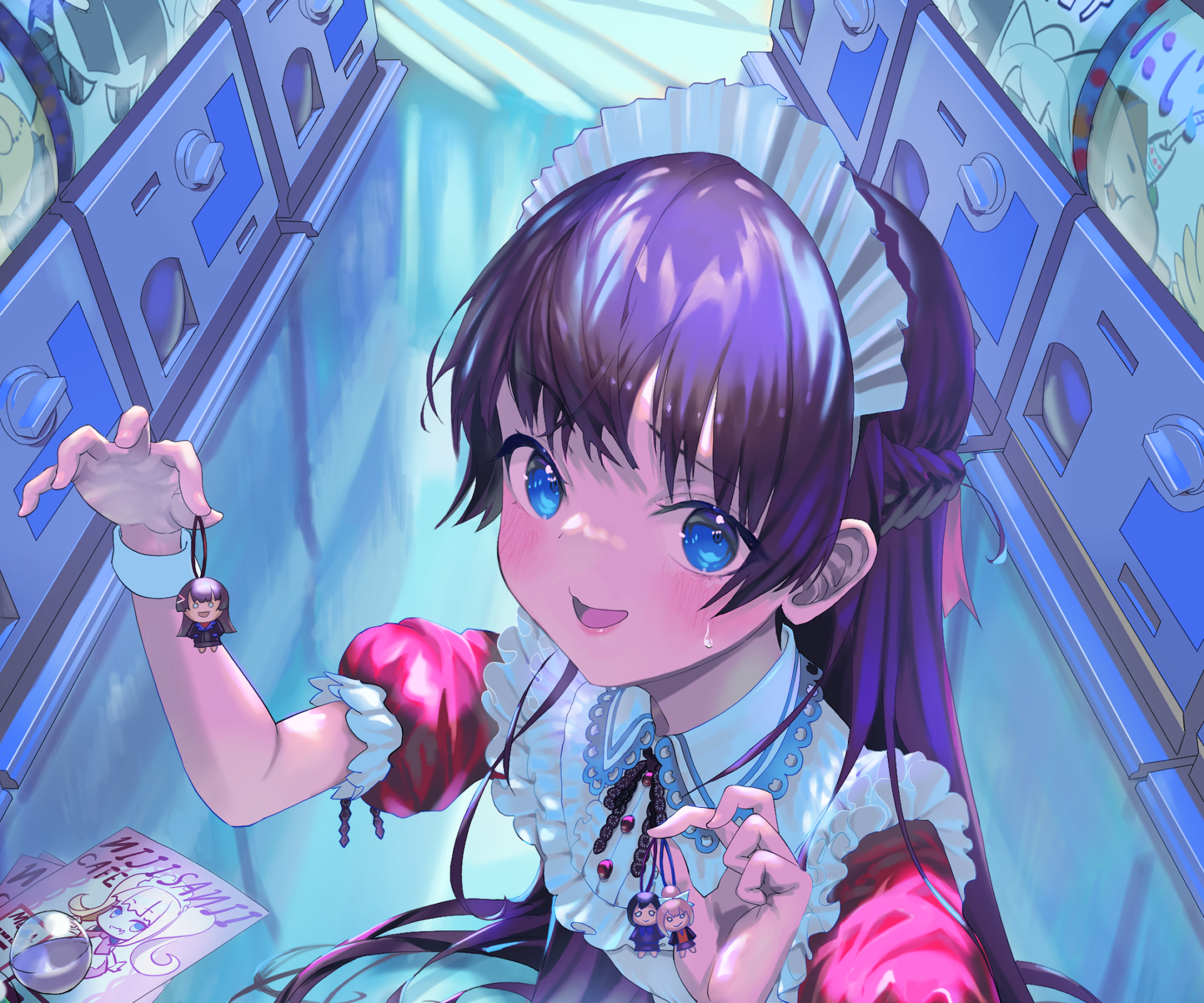 Download Maid Nijisanji Tsukino Mito Anime Virtual Youtuber HD Wallpaper