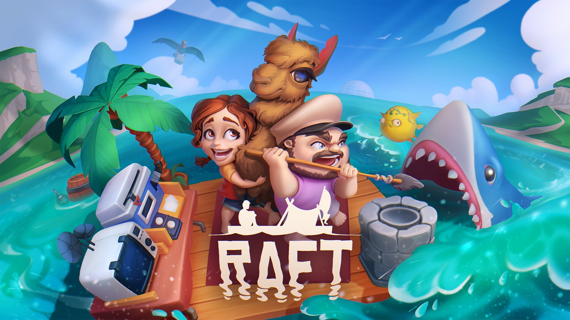 Download Video Game Raft HD Wallpaper by Anton Mezhiritskiy