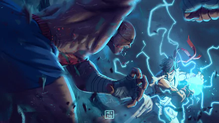  Ryu vs Sagat by Gilbert Han