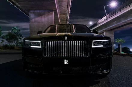 vehicle Rolls-Royce Black Badge Ghost HD Desktop Wallpaper | Background Image