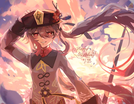 Hu Tao video game Genshin Impact HD Desktop Wallpaper | Background Image