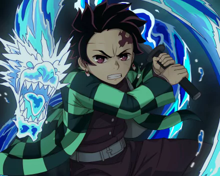 Tanjiro Kamado Anime Demon Slayer: Kimetsu no Yaiba HD Desktop Wallpaper | Background Image