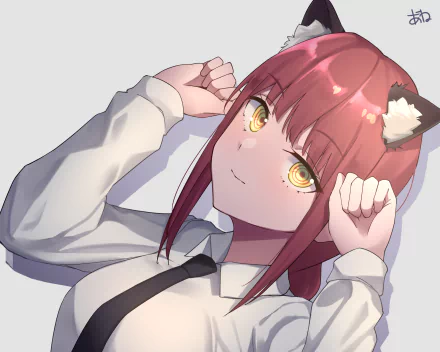 Makima (Chainsaw Man) Anime Chainsaw Man HD Desktop Wallpaper | Background Image