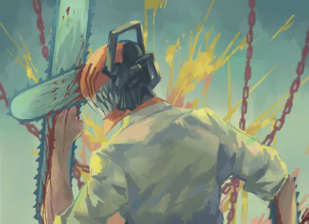 Denji (Chainsaw Man) Anime Chainsaw Man HD Desktop Wallpaper | Background Image