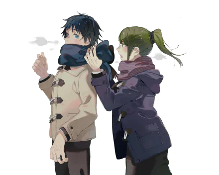 Maki Zenin Yuta Okkotsu Anime Jujutsu Kaisen 0 HD Desktop Wallpaper | Background Image