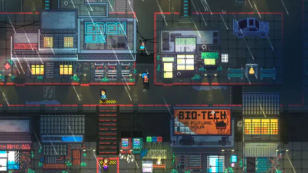 video game Neon Blight HD Desktop Wallpaper | Background Image