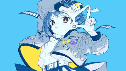 Anime Hanabichan ~The girl who popped out of the game world~ HD Desktop Wallpaper | Background Image