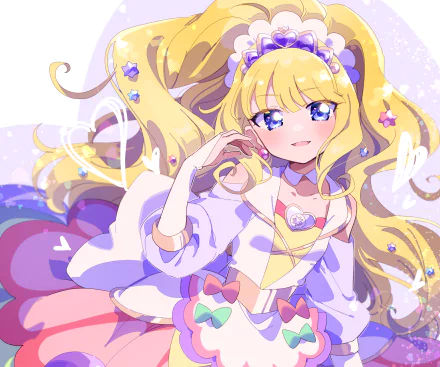 Kasai Amane Cure Finale Anime Delicious Party Precure HD Desktop Wallpaper | Background Image
