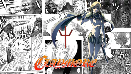 Clare (Claymore) manga sword Anime Claymore HD Desktop Wallpaper | Background Image