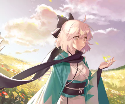 Sakura Saber Anime Fate/Grand Order HD Desktop Wallpaper | Background Image