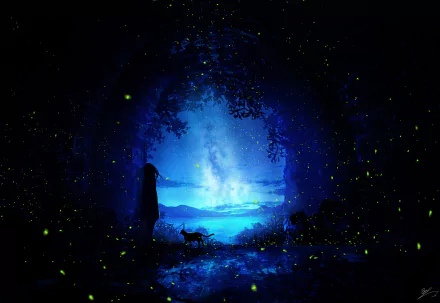 Anime night anime night HD Desktop Wallpaper | Background Image