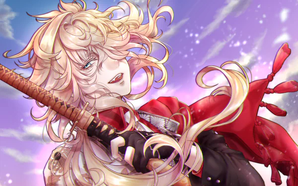 Ichimonji Norimune Anime Touken Ranbu HD Desktop Wallpaper | Background Image