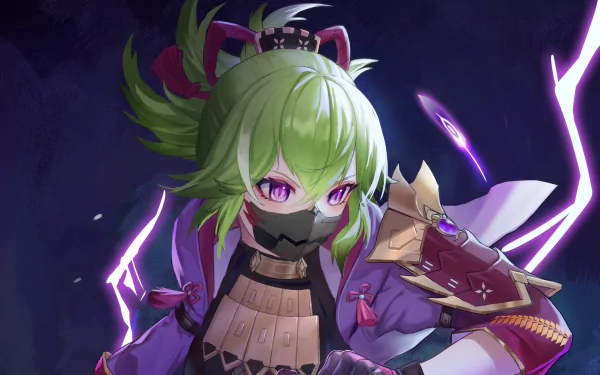 Kuki Shinobu video game Genshin Impact HD Desktop Wallpaper | Background Image