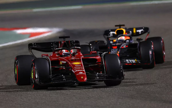 Max Verstappen Charles Leclerc Red Bull Racing F1 Ferrari Sports HD Desktop Wallpaper | Background Image