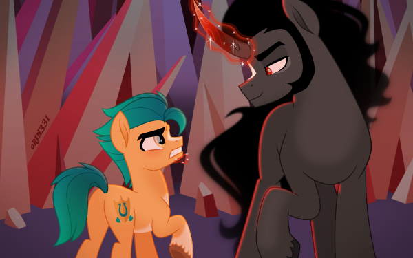 Movie My Little Pony: A New Generation My Little Pony Hitch Trailblazer King Sombra HD Wallpaper | Background Image