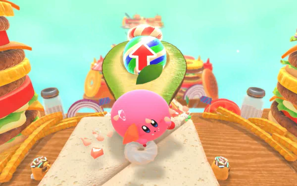 Kirby video game Kirby's Dream Buffet HD Desktop Wallpaper | Background Image