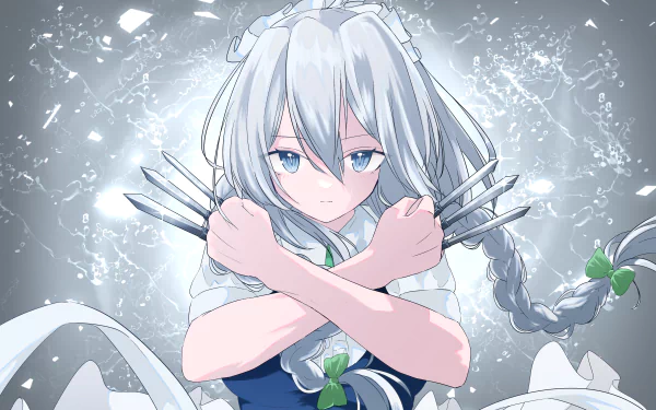 Sakuya Izayoi Anime Touhou HD Desktop Wallpaper | Background Image