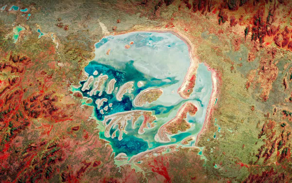  The Acraman crater, Australia