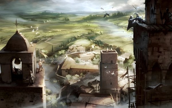 Assassisn Creed Assassins Creed II Ezio Tuscany HD Wallpaper | Background Image