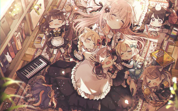 maid Anime girl anime girl HD Desktop Wallpaper | Background Image