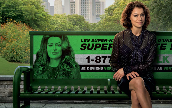 Jennifer Walters Tatiana Maslany TV Show She-Hulk: Attorney at Law HD Desktop Wallpaper | Background Image