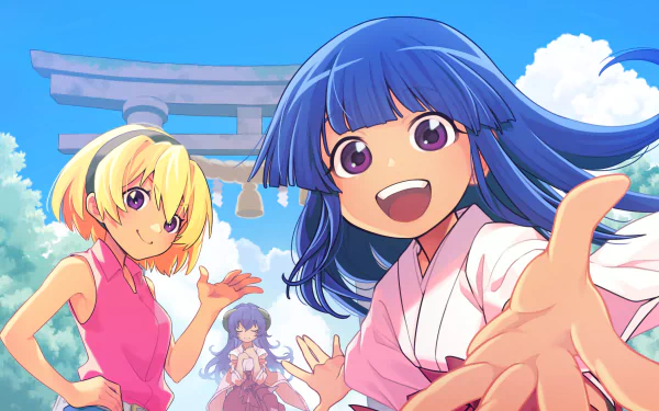 Hōjō Satoko Furude Rika Anime Higurashi When They Cry HD Desktop Wallpaper | Background Image