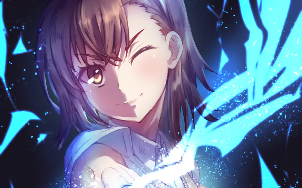 Mikoto Misaka Anime A Certain Scientific Railgun HD Desktop Wallpaper | Background Image