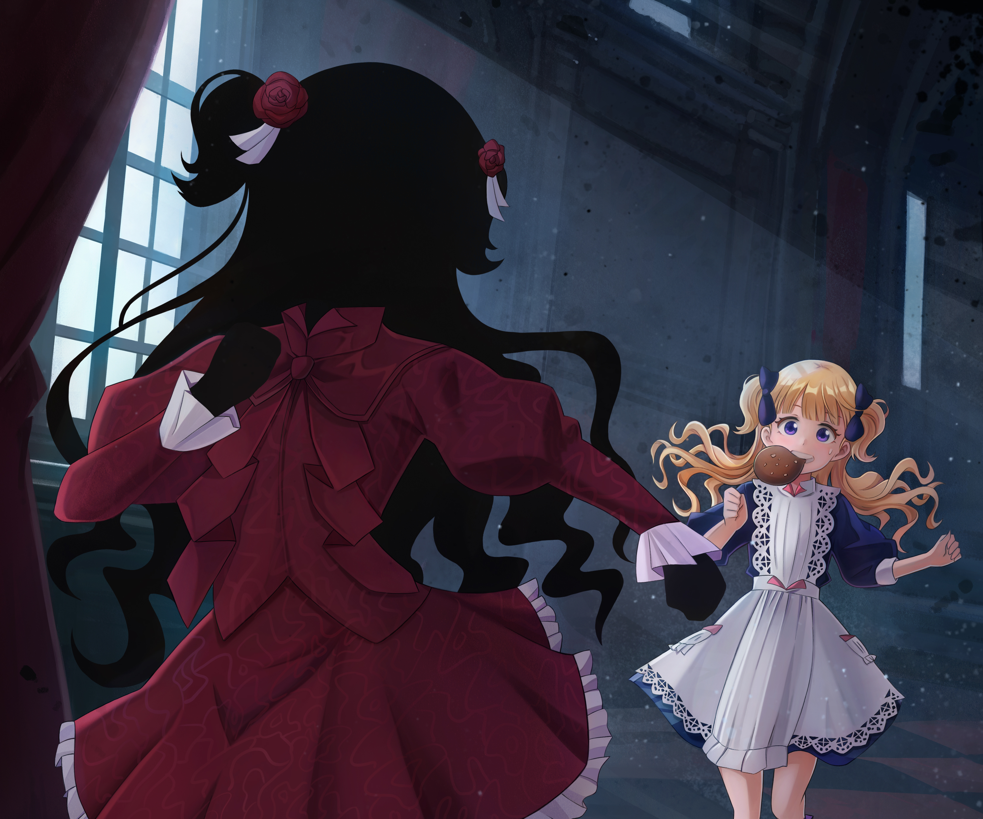 Anime Shadows House HD Wallpaper | Background Image