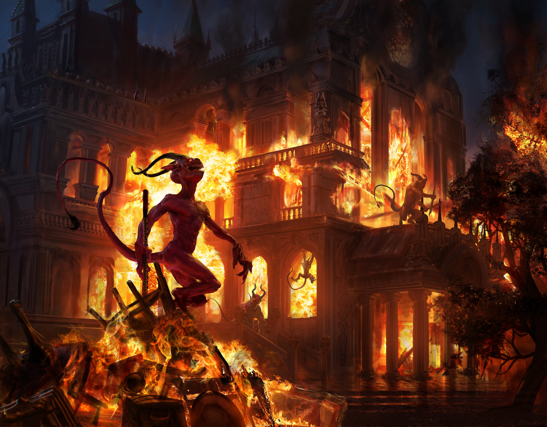 Burn Down the House by Campbell White