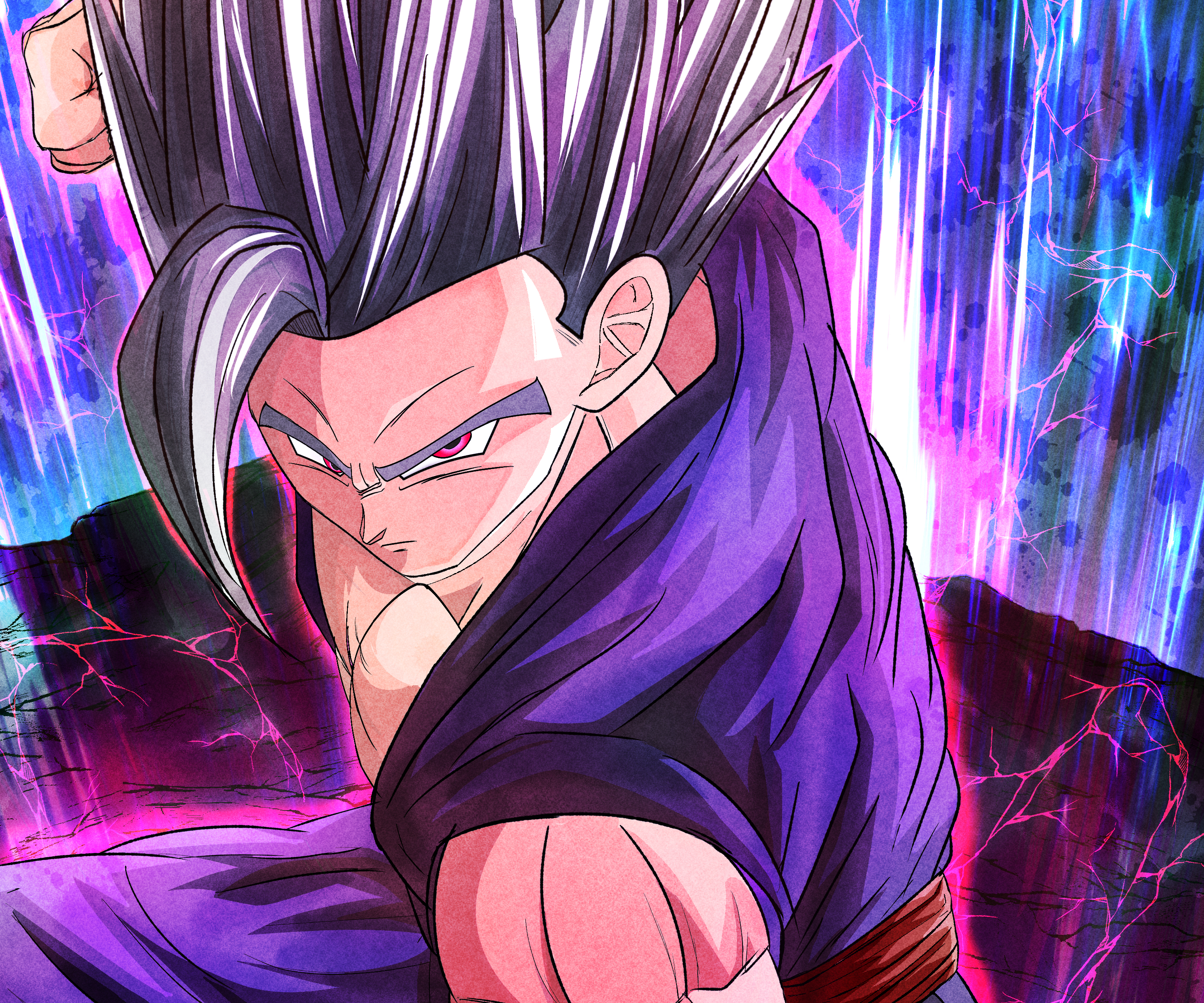 Gohan Beast form from Dragon Ball Super 4K wallpaper download