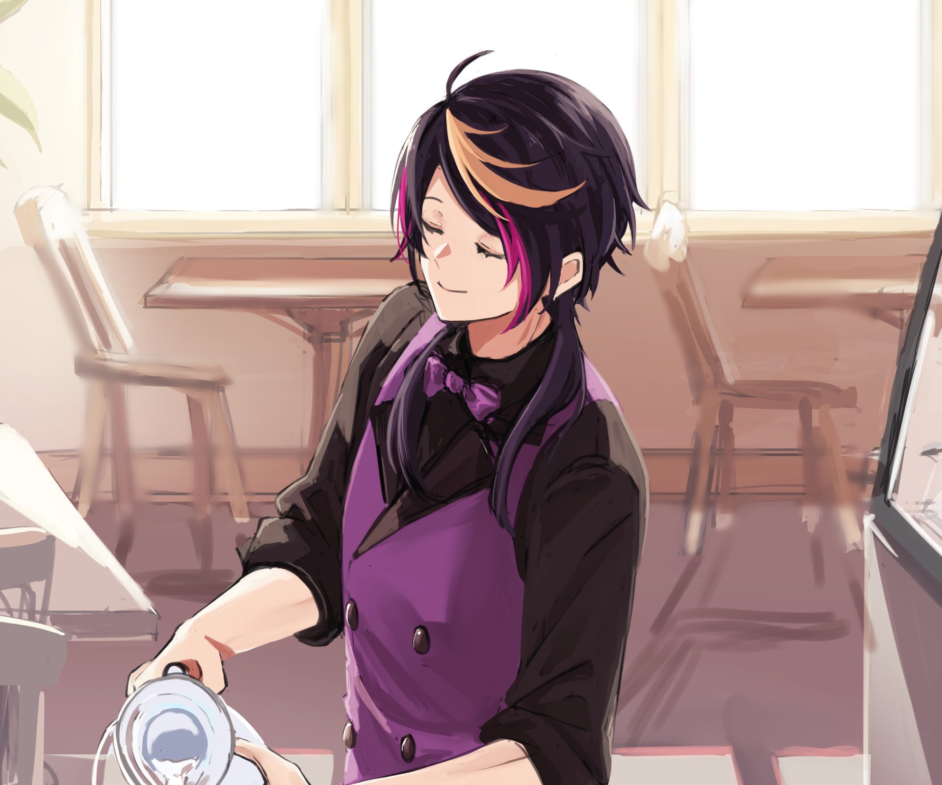 Download Luxiem Shu Yamino Anime Virtual Youtuber HD Wallpaper