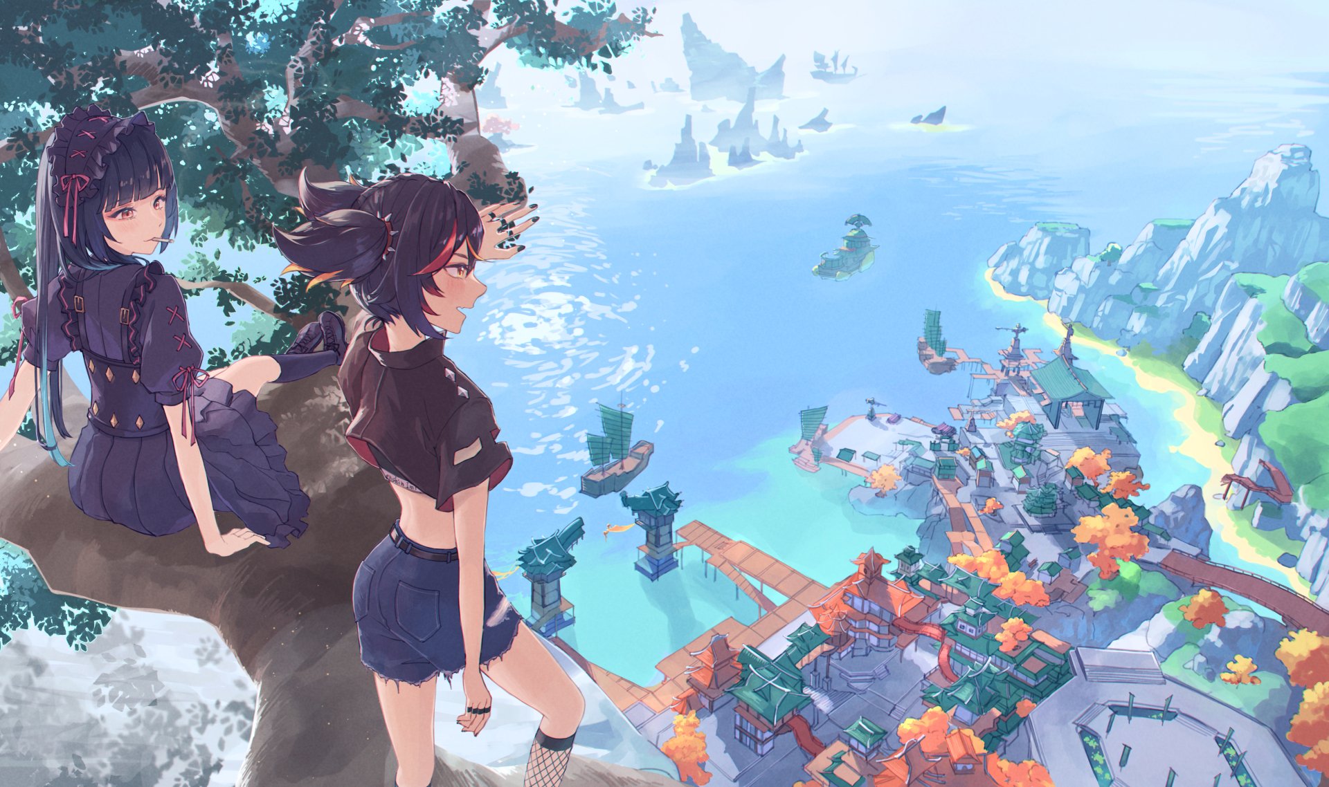 Download Yun Jin (Genshin Impact) Xinyan (Genshin Impact) Video Game Genshin Impact 4k Ultra HD Wallpaper