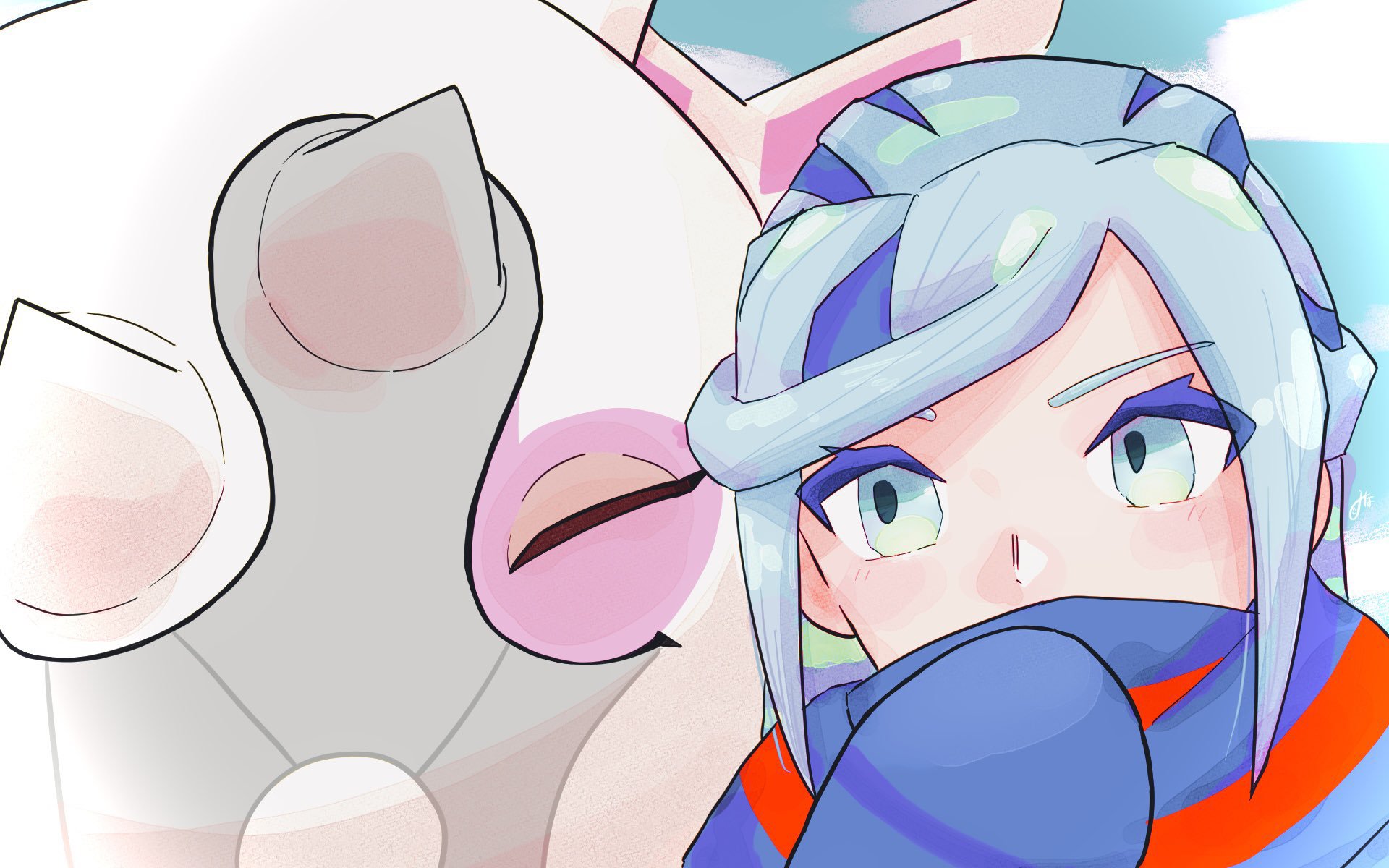 Download Grusha (Pokémon) Video Game Pokémon: Scarlet And Violet HD Wallpaper by みーにょ