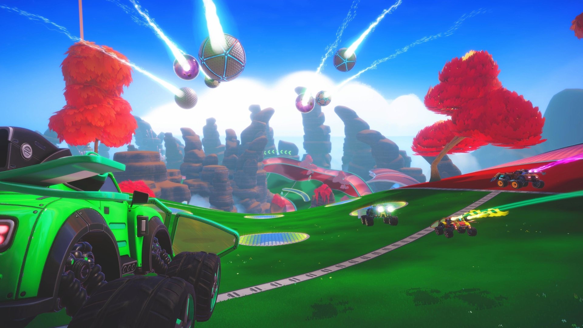 Download Video Game Turbo Golf Racing 4k Ultra HD Wallpaper