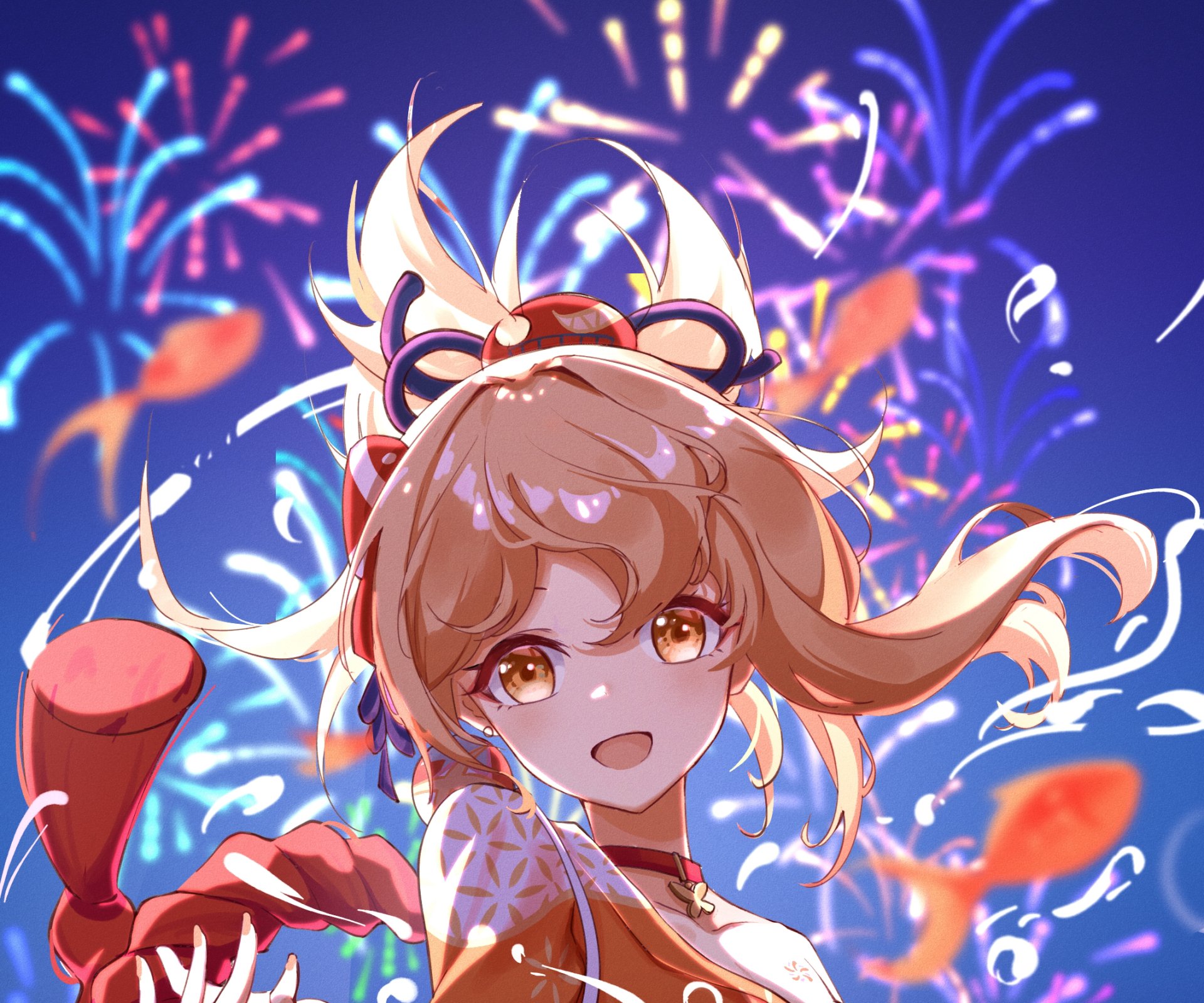 Download Yoimiya (Genshin Impact) Video Game Genshin Impact HD Wallpaper